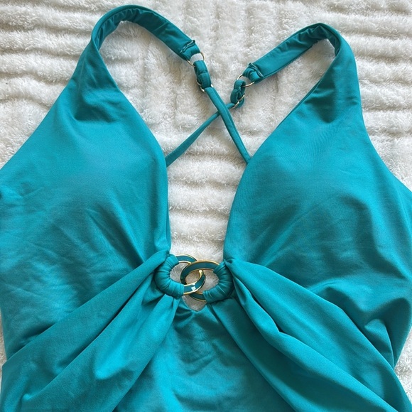 Trina Turk Monaco High Leg Plunge One Piece - Picture 5 of 10